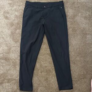 lululemon Mens Commission Slim Pants 34 x 34 Dark Gray